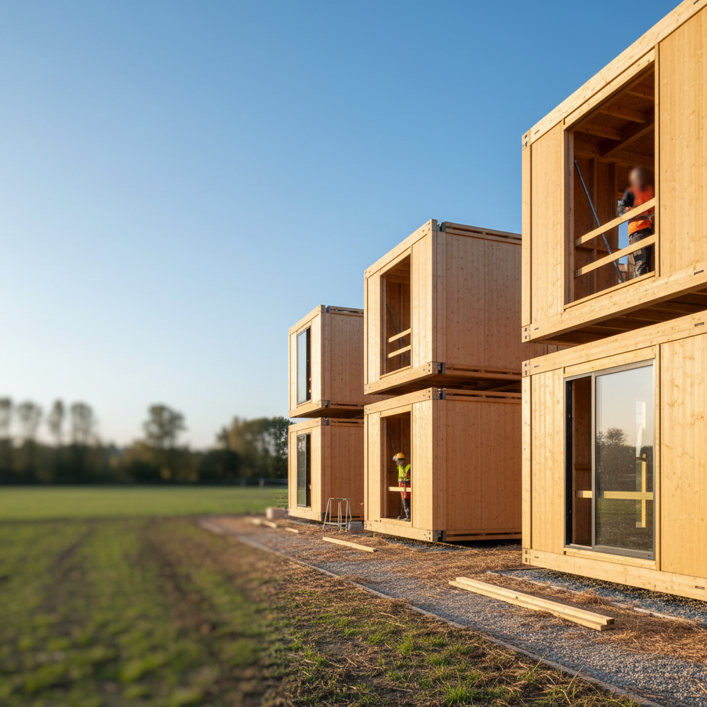 Ossature bois vs acier en construction modulaire 2026
