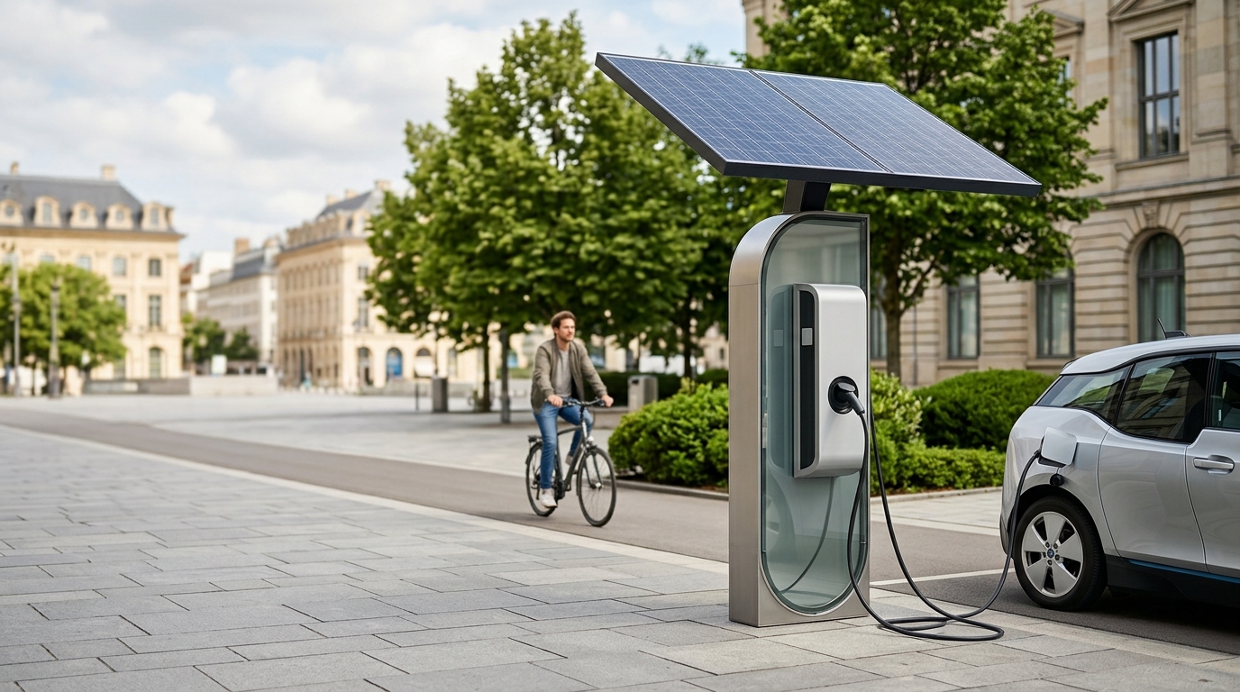 Dimensionnement panneaux solaires borne IRVE autonomie