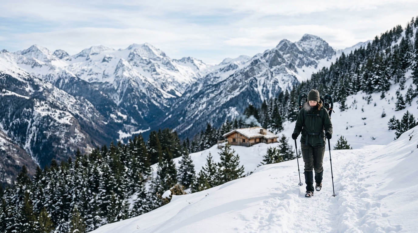 Randonnée hiver Pyrénées : équipement et budget 2026