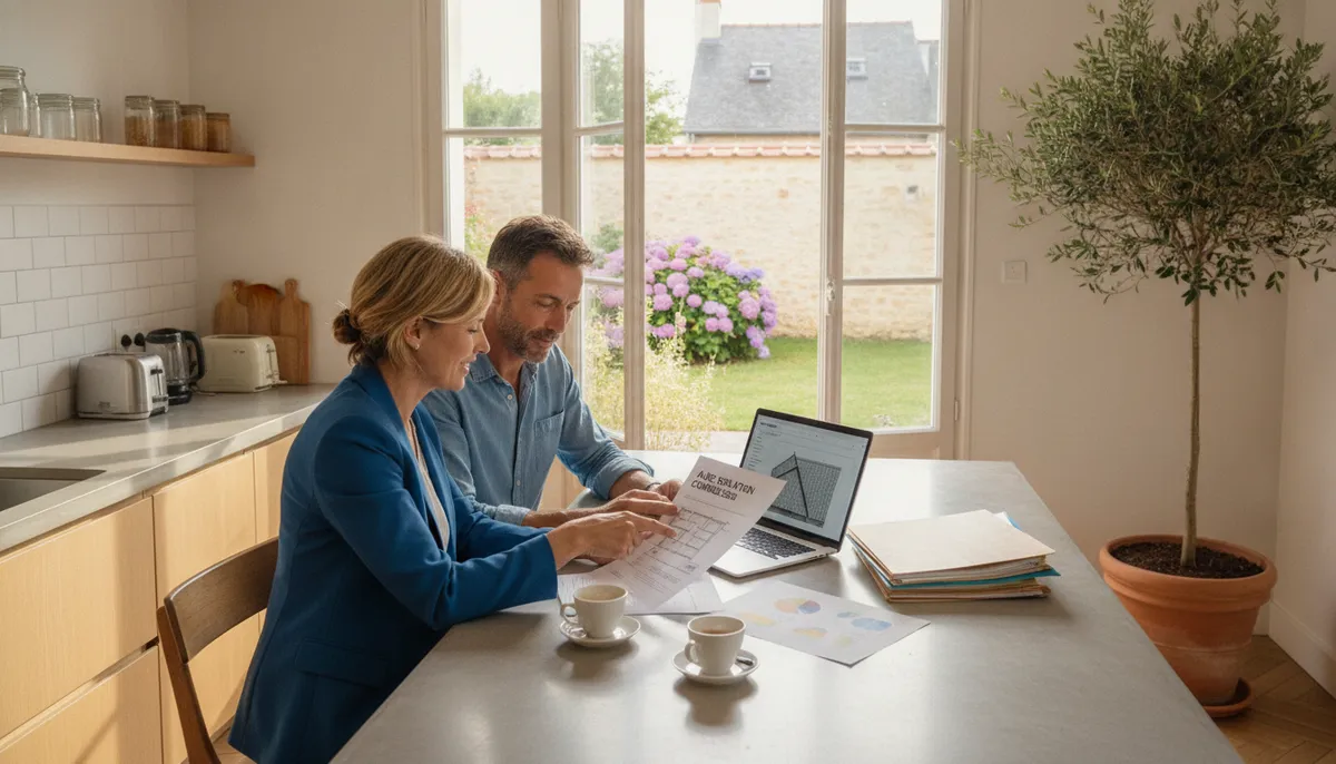 Installation de rénovation énergétique sur une maison française — aide isolation combles 2026