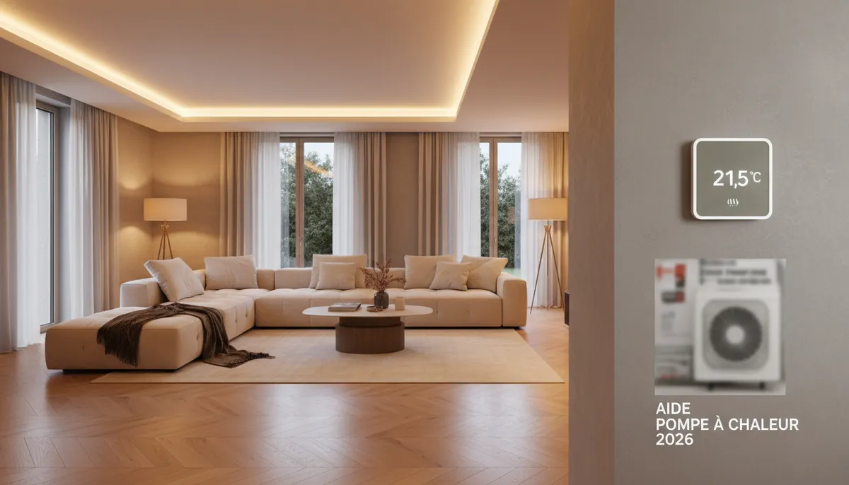 Illustration pompe à chaleur : Aide pompe à chaleur, 2026 en 2026