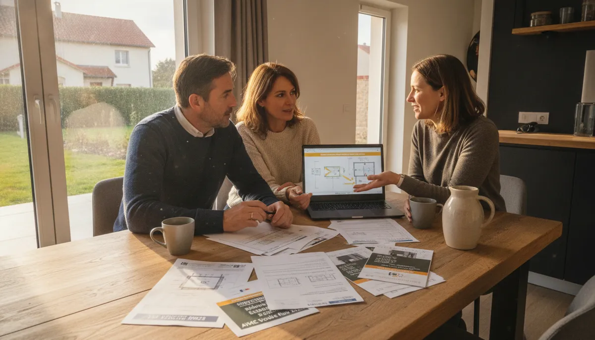 Installation de rénovation énergétique sur une maison française — aide VMC double flux 2026