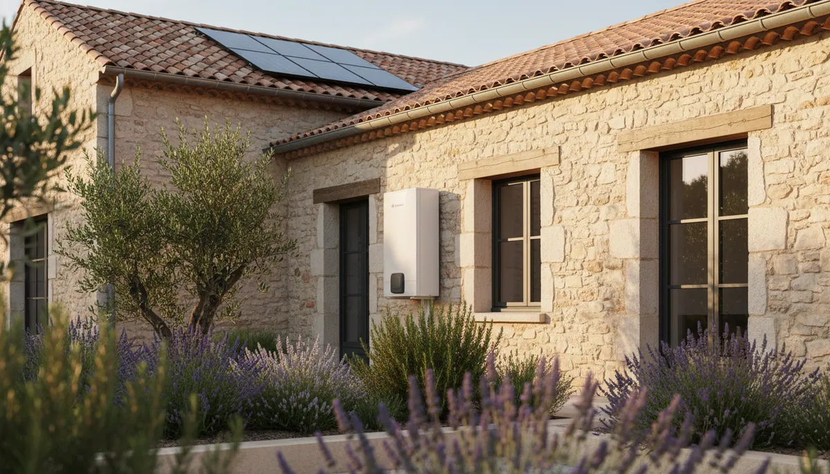 Installation de pompe à chaleur sur une maison française — Aides panneaux solaires