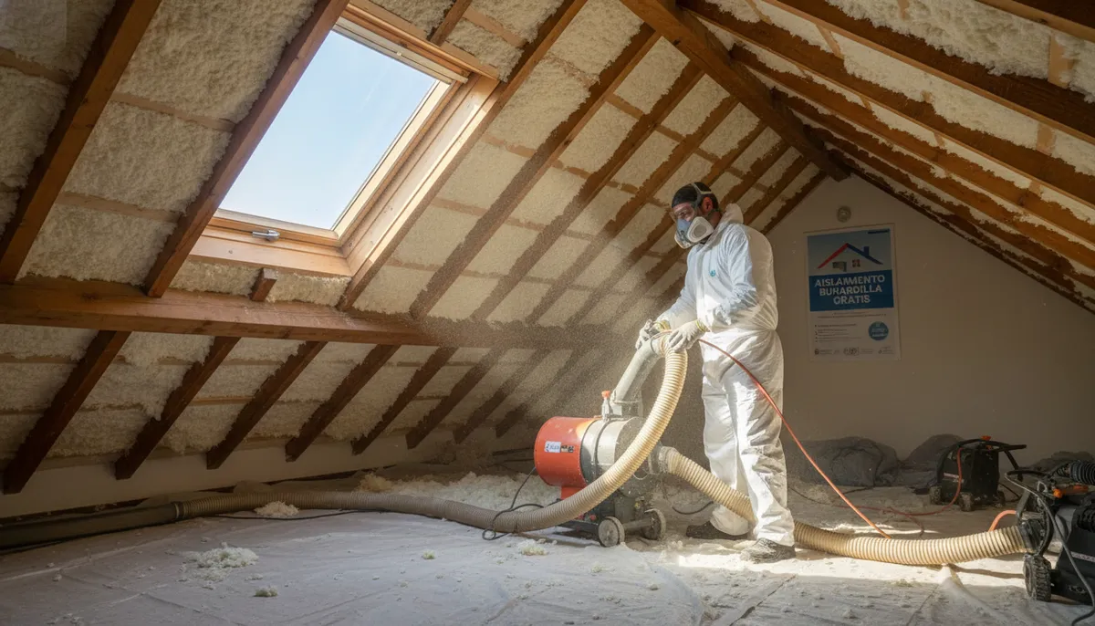 Aislamiento buhardilla gratis en Burgos: ahorra 600€/año