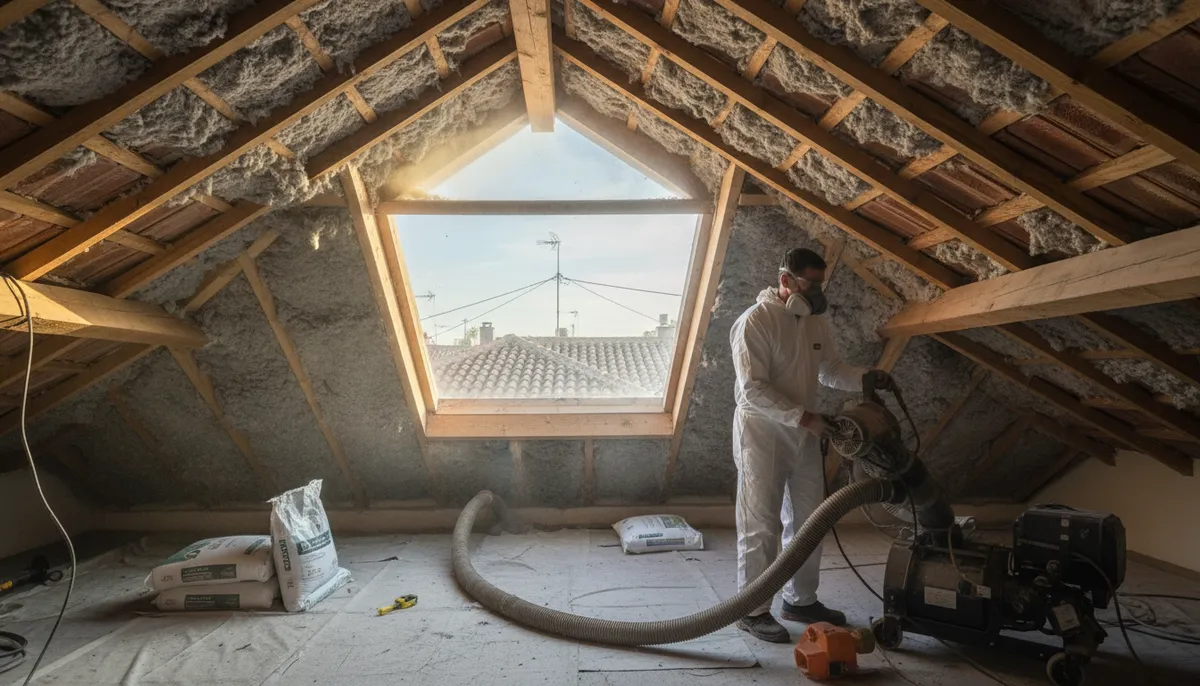 Aislamiento desván subvencionado 1€ en 2026: ahorro 300–500 €/año