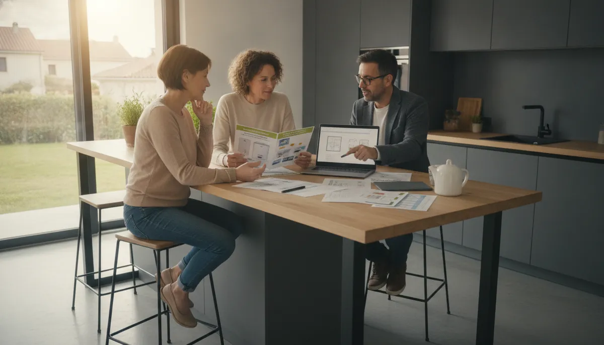 Installation de rénovation énergétique sur une maison française — chauffe-eau thermodynamique ou électrique