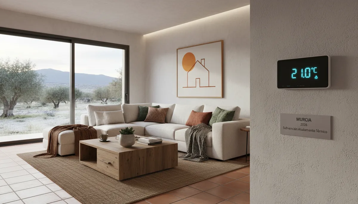 Ilustración subvención de aislamiento: subvencion aislamiento termico Murcia 2026 en 2026