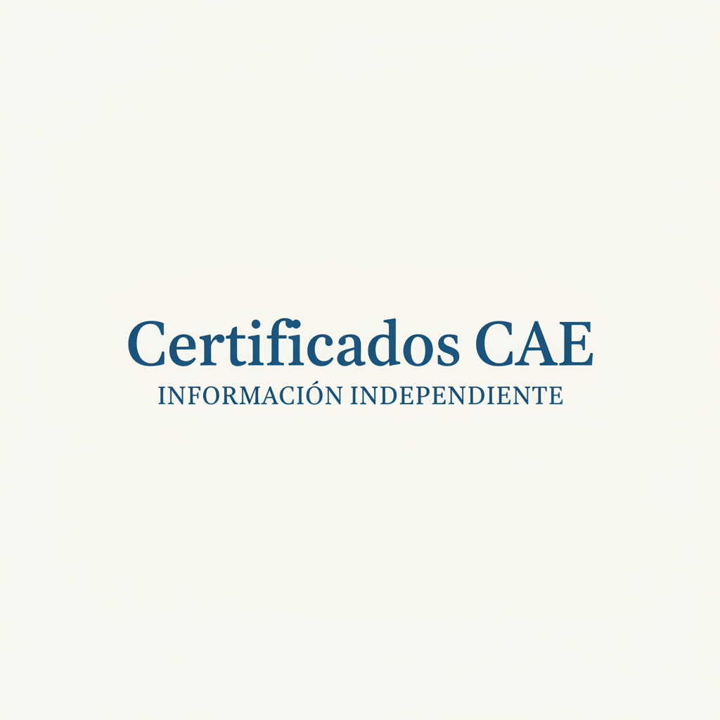 Certificados CAE